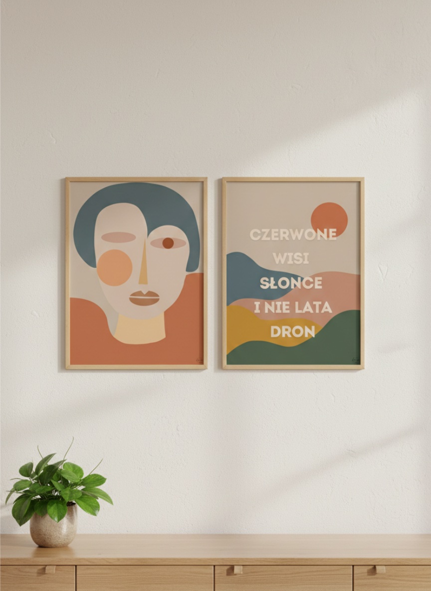 CZERWONE WISI SŁOŃCE I NIE LATA DRON